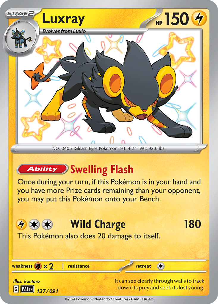 Paldean Fates Luxray #137/91