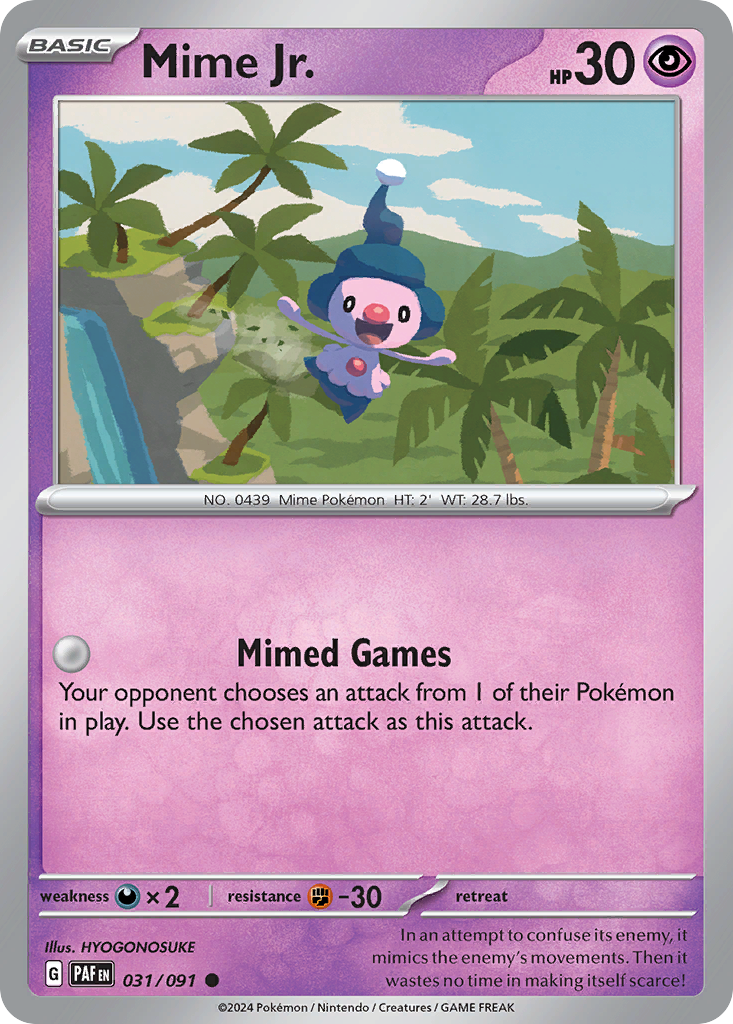 Paldean Fates Mime Jr. #31/91