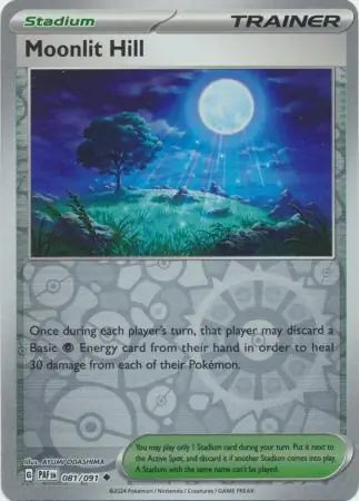 Paldean Fates Moonlit Hill #81/91 reverse holo