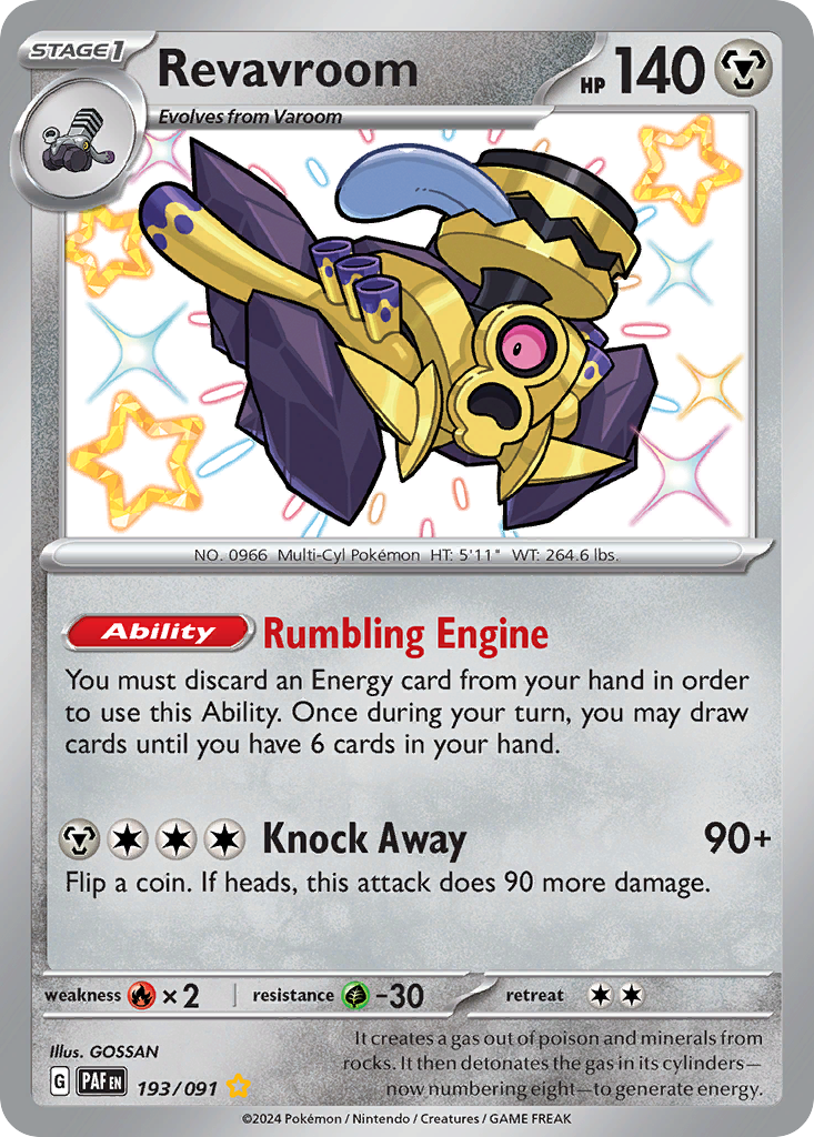 Paldean Fates Revavroom #193/91