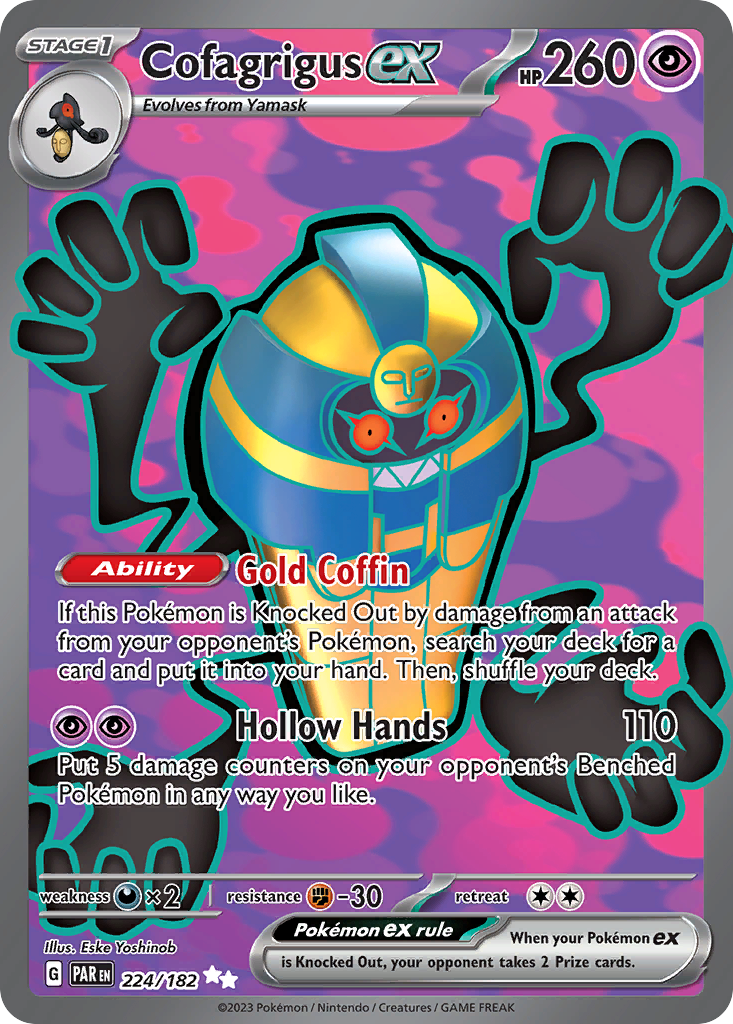 Paradox Rift Cofagrigus EX #224/182