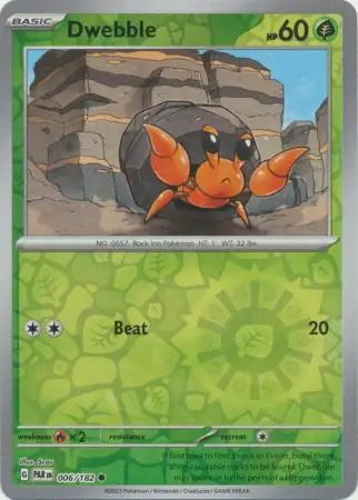 Paradox Rift Dwebble #6/182 reverse holo
