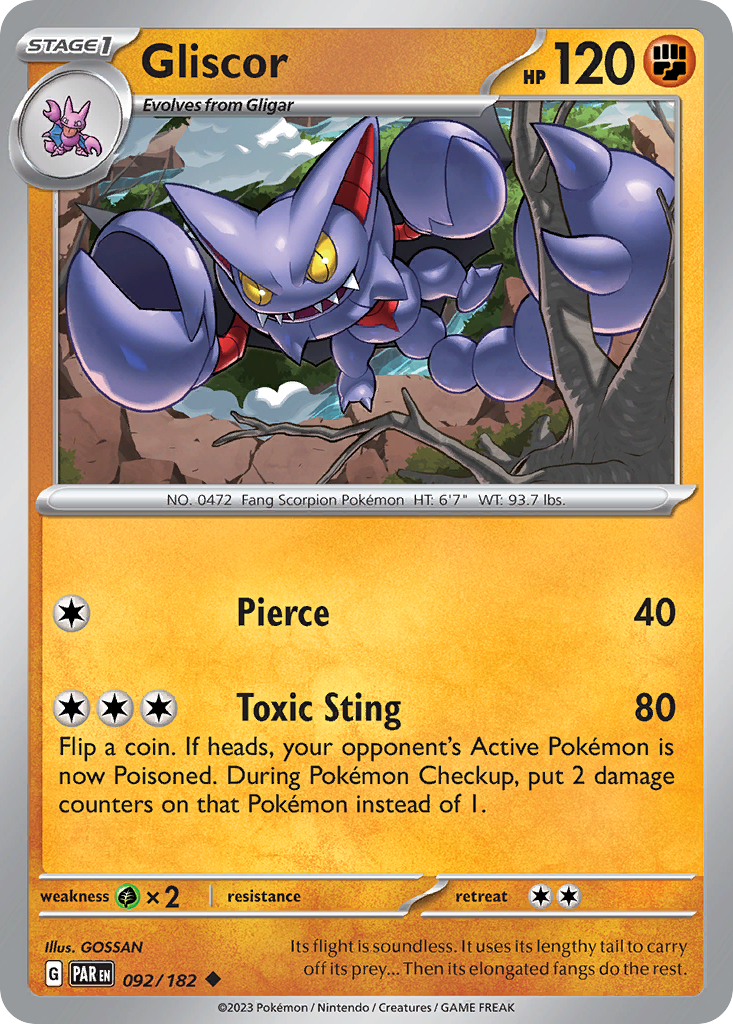 Paradox Rift Gliscor #92/182