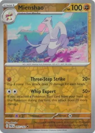Paradox Rift Mienshao #97/182 reverse holo