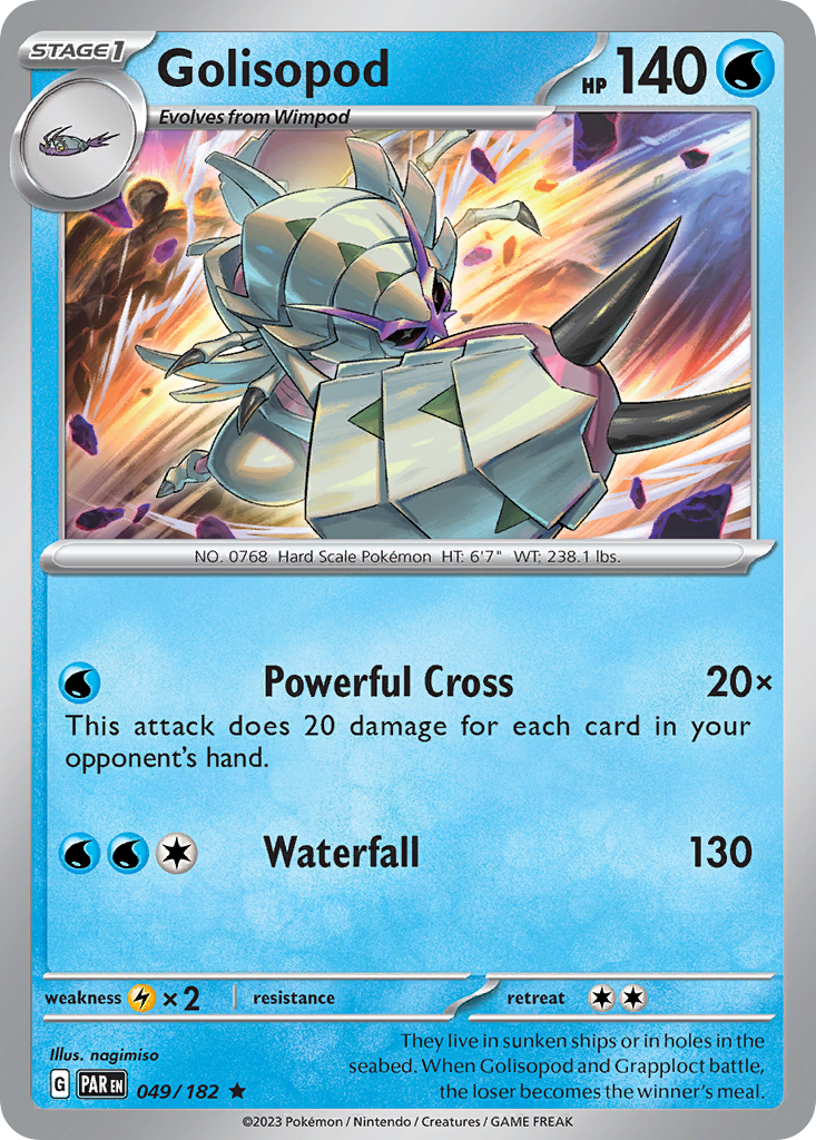 Paradox Rift Non - Holo Golisopod #49/182