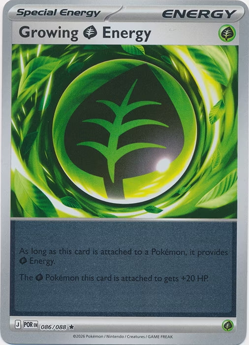 Perfect Order Growing Energy #086 reverse holo