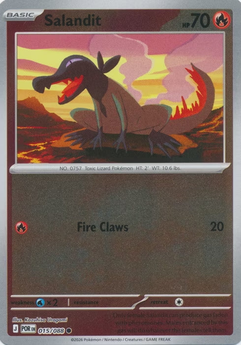 Perfect Order Salandit #015 reverse holo