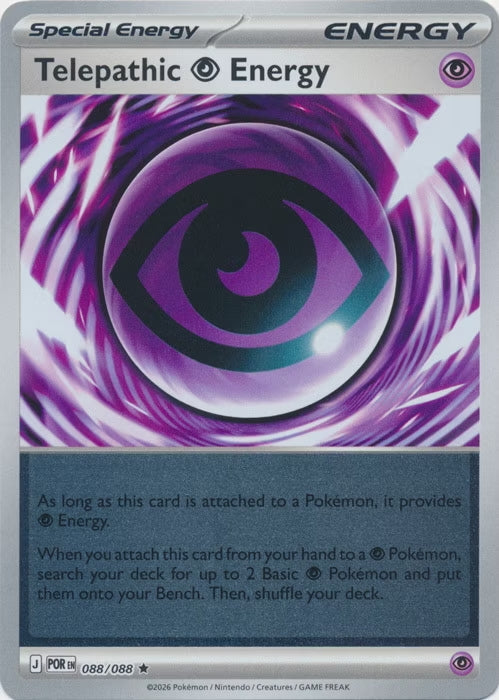 Perfect Order Telepathic Energy #088 reverse holo