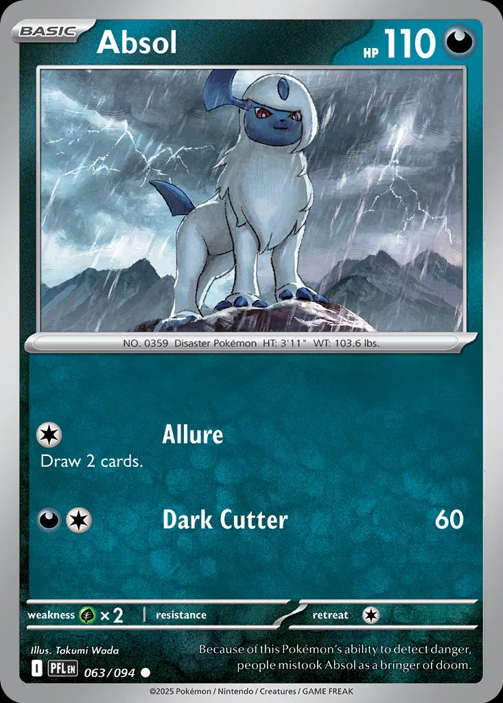 Phantasmal Flames Absol #063/94