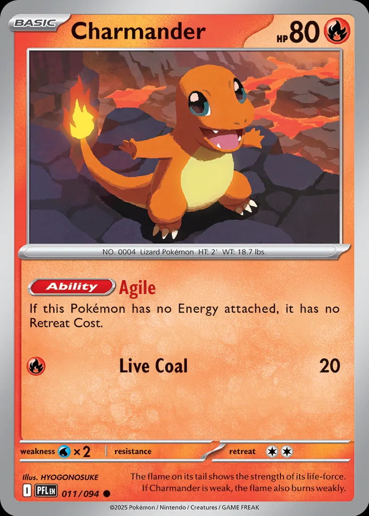 Phantasmal Flames Charmander #011/94