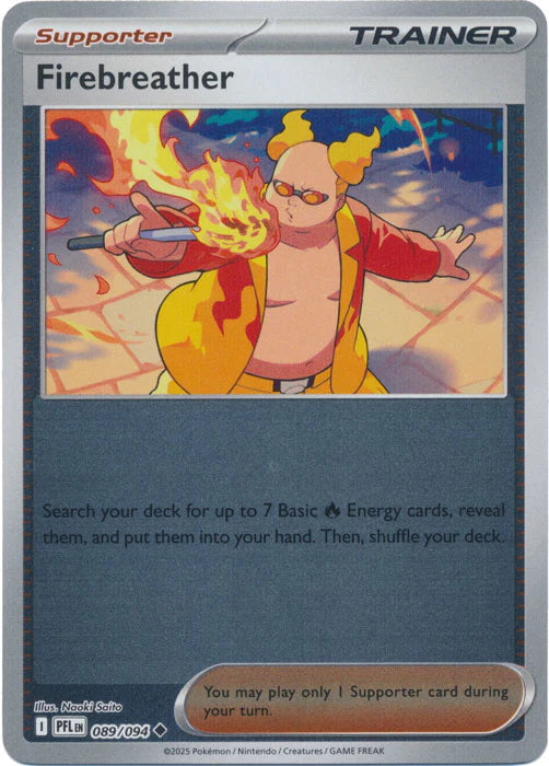 Phantasmal Flames Firebreather #089/94 Reverse Holo