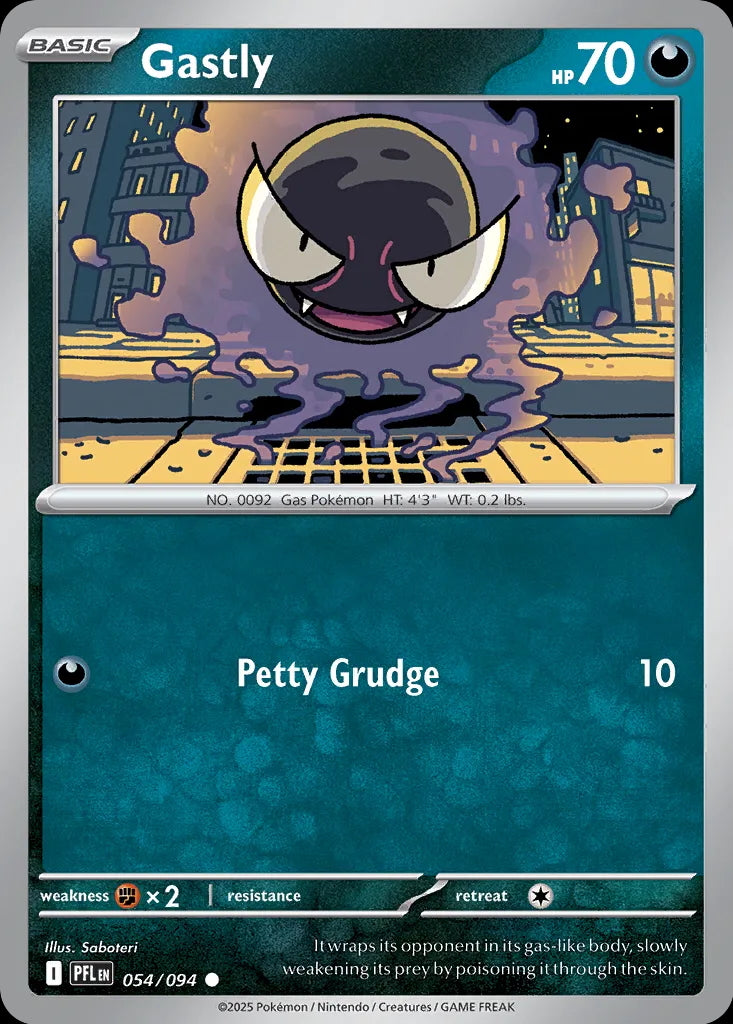 Phantasmal Flames Gastly #054/94