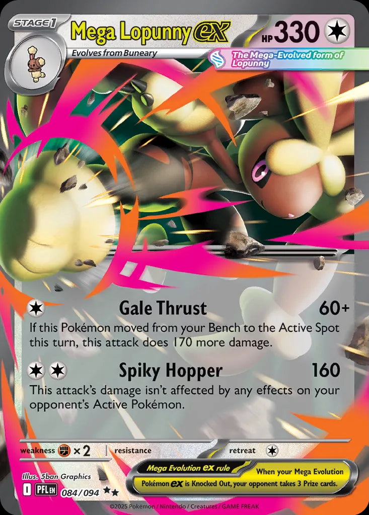 Phantasmal Flames Mega Lopunny ex #084/94