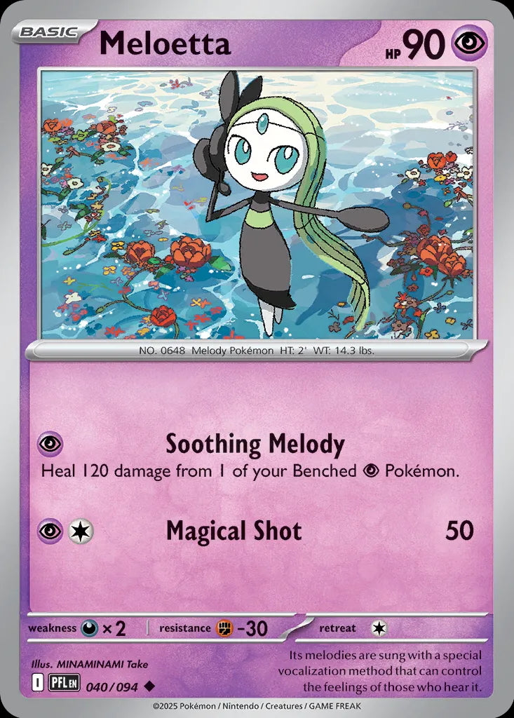 Phantasmal Flames Meloetta #040/94
