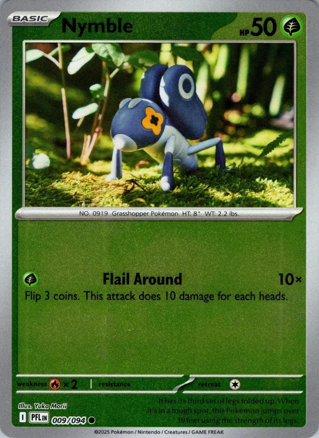 Phantasmal Flames Nymble #009/94 Reverse Holo