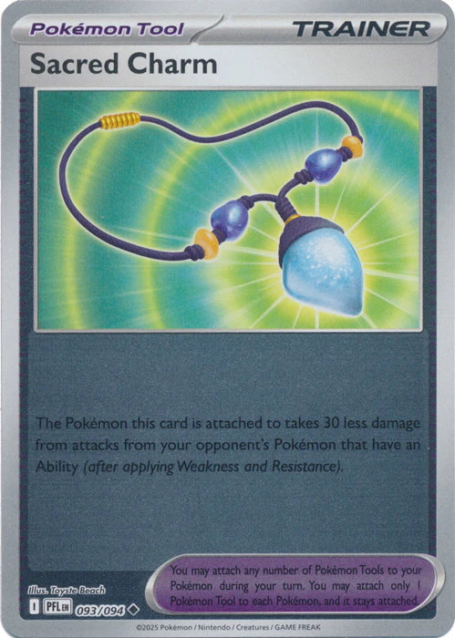 Phantasmal Flames Sacred Charm #093/94 Reverse Holo