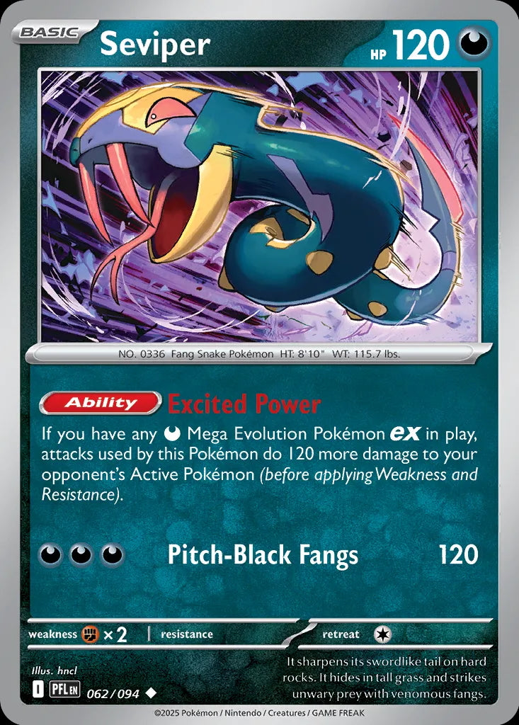 Phantasmal Flames Seviper #062/94