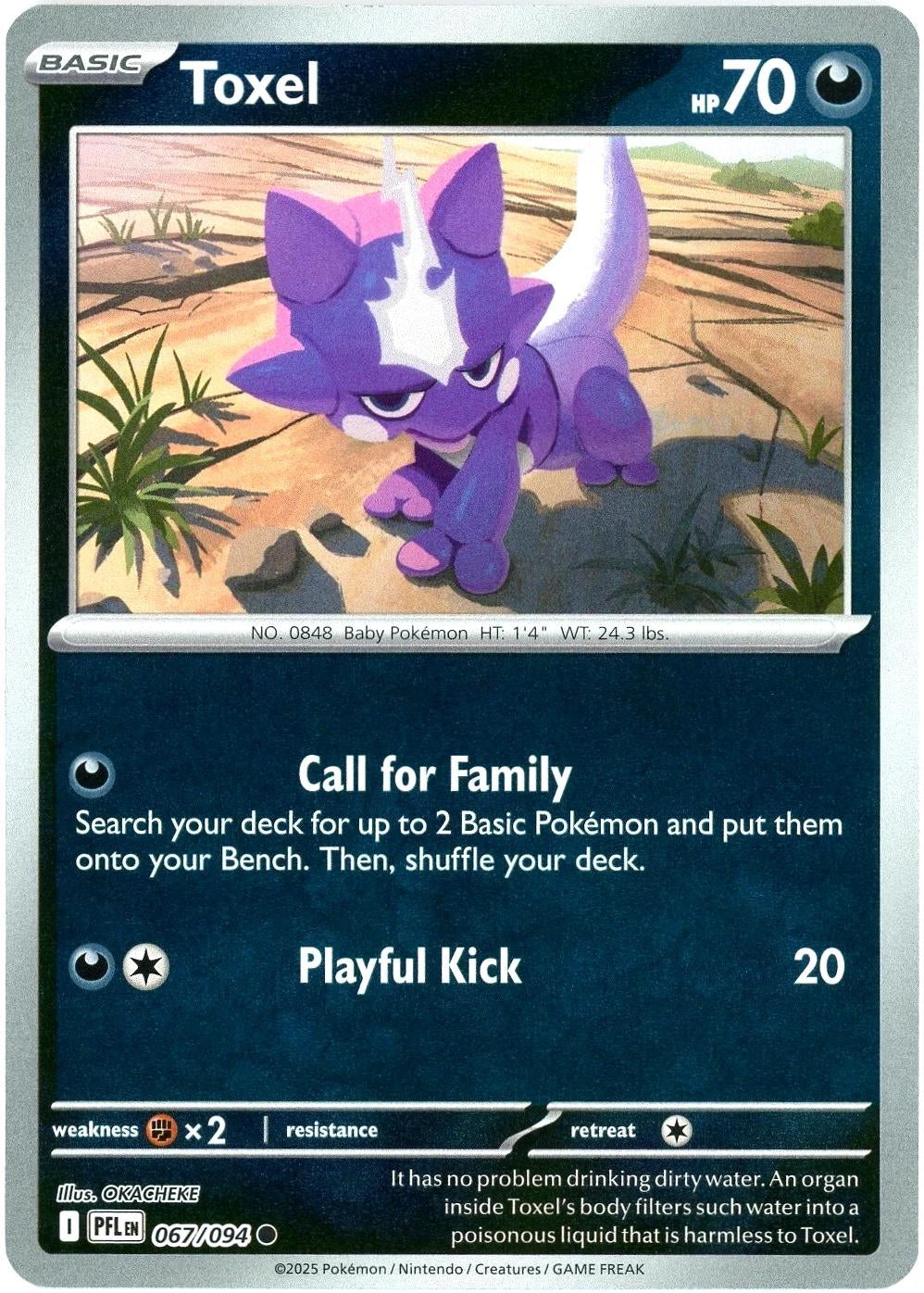 Phantasmal Flames Toxel #067/94 Reverse Holo