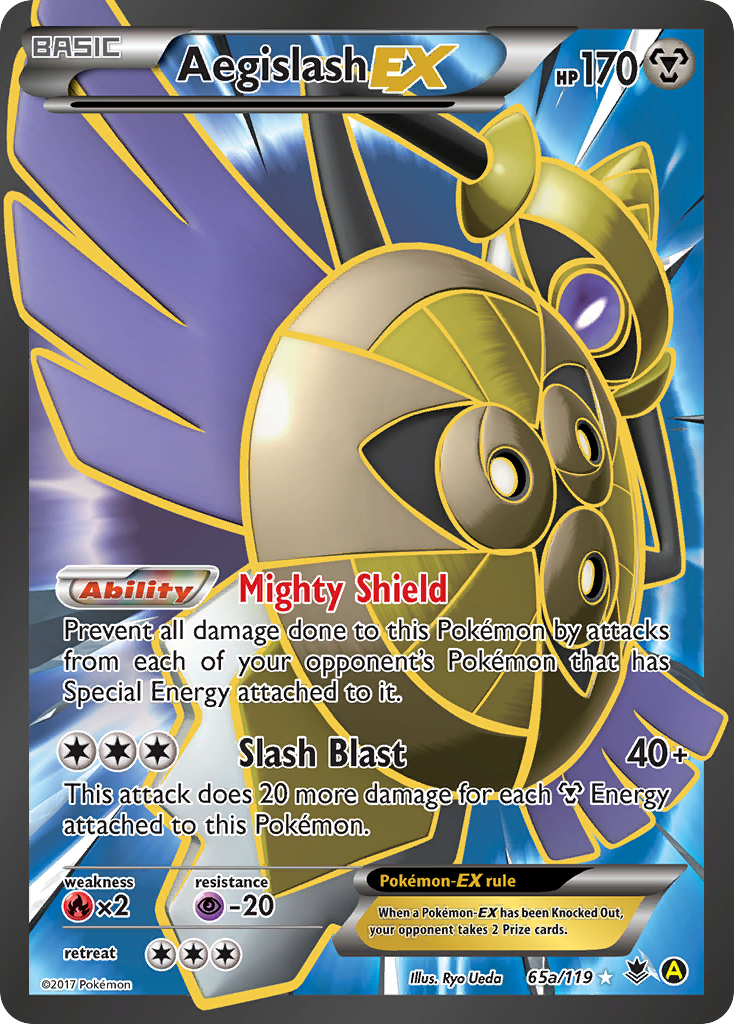 Phantom Forces Aegislash EX #65/119 Alternate Art