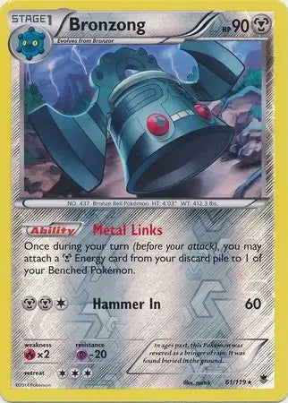 Phantom Forces Bronzong #61/119 reverse holo