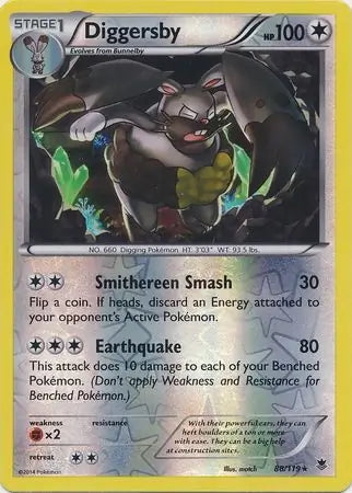 Phantom Forces Diggersby #88/119 reverse holo