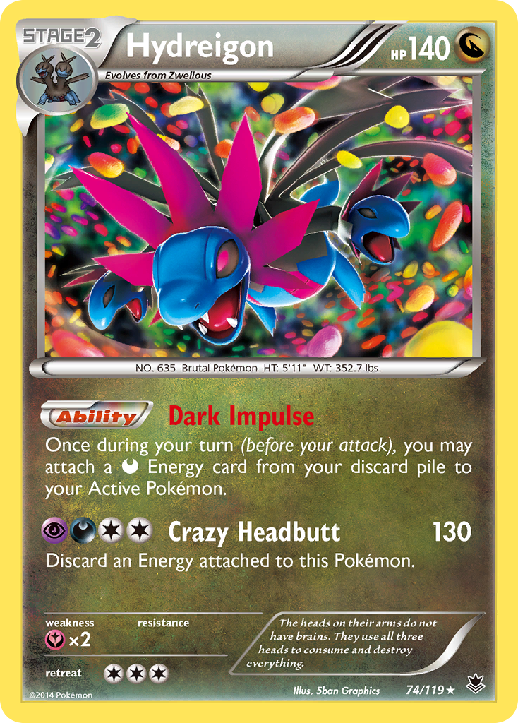 Phantom Forces Holo Hydreigon #74/119