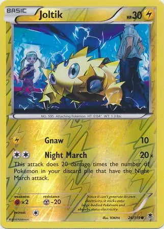 Phantom Forces Joltik #26/119 reverse holo