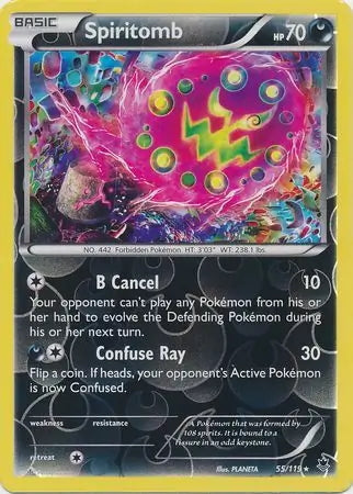 Phantom Forces Spiritomb #55/119 reverse holo