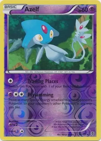 Plasma Blast Azelf #38/101 reverse holo