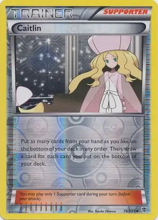 Plasma Blast Caitlin #78/101 reverse holo