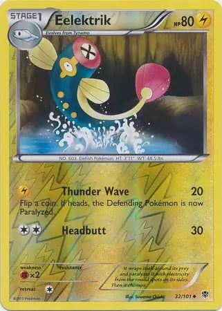 Plasma Blast Eelektrik #32/101 reverse holo