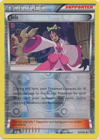 Plasma Blast Iris #81/101 reverse holo