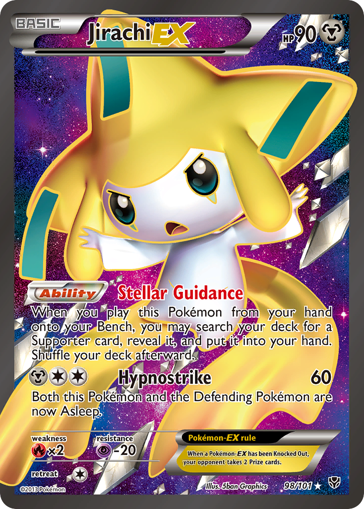 Plasma Blast Jirachi EX #98/101