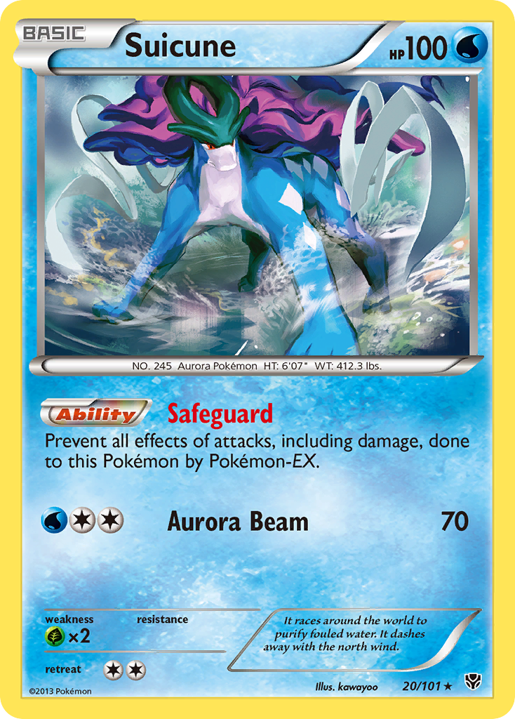 Plasma Blast Suicune #20/101