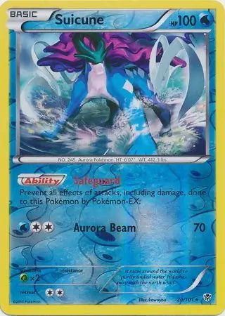 Plasma Blast Suicune #20/101 reverse holo