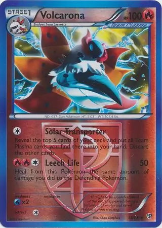 Plasma Blast Volcarona #13/101 reverse holo