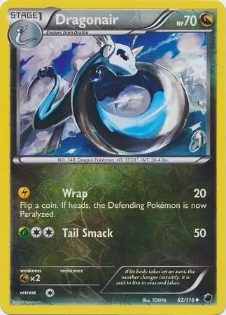 Plasma Freeze Dragonair #82/116 reverse holo