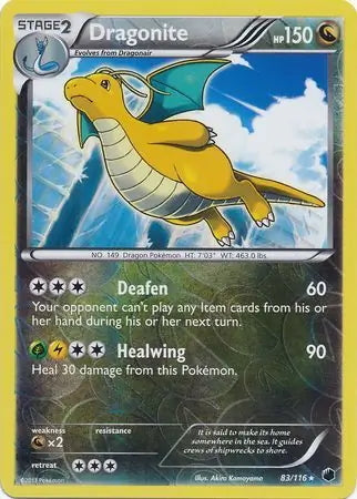 Plasma Freeze Dragonite #83/116 reverse holo