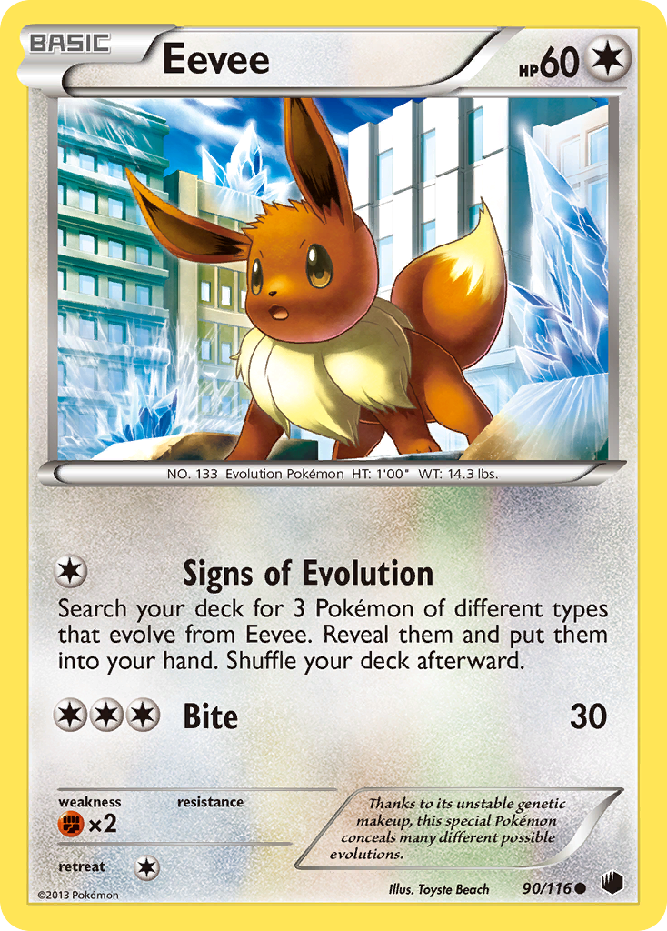 Plasma Freeze Eevee #90/116