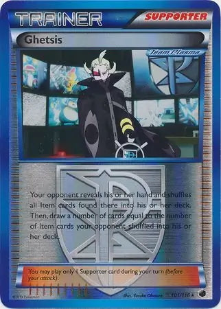 Plasma Freeze Ghetsis #101/116 reverse holo