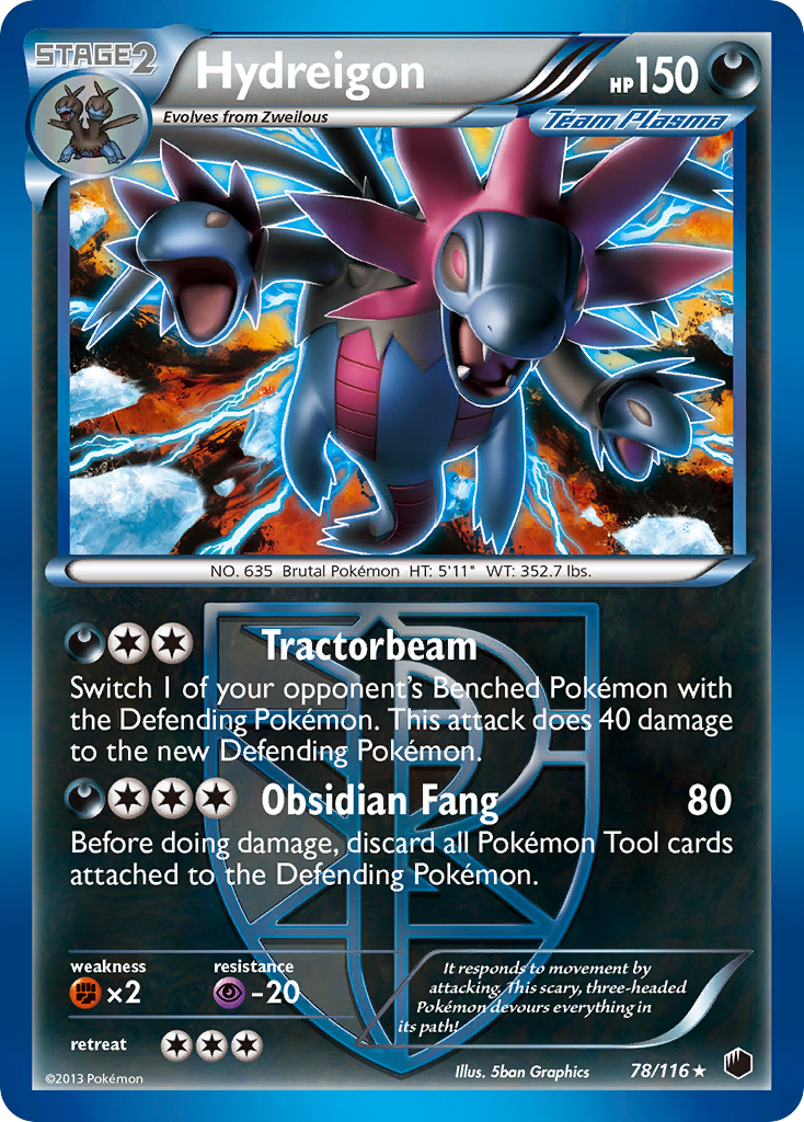Plasma Freeze Holo Hydreigon #78/116