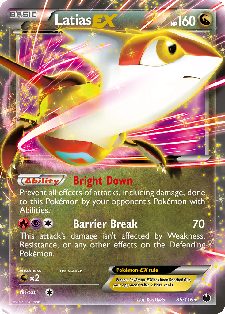 Plasma Freeze Latias EX #85/116