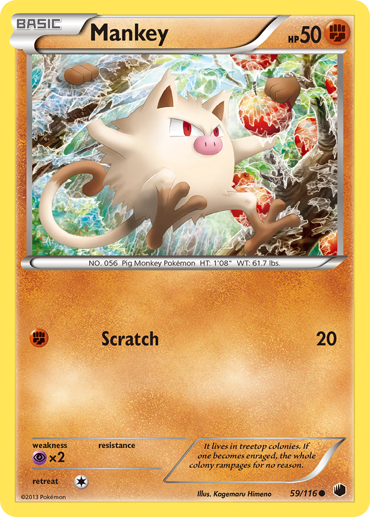 Plasma Freeze Mankey #59/116