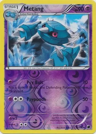 Plasma Freeze Metang #51/116 reverse holo