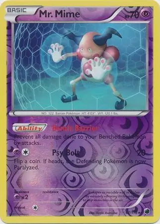 Plasma Freeze Mr. Mime #47/116 reverse holo