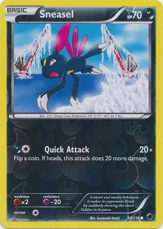 Plasma Freeze Sneasel #65/116 reverse holo