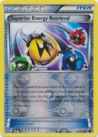 Plasma Freeze Superior Energy Retrieval #103/116 reverse holo