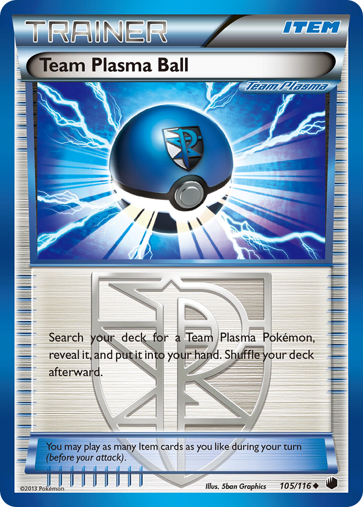 Plasma Freeze Team Plasma Ball #105/116