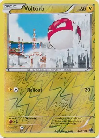 Plasma Freeze Voltorb #32/116 reverse holo
