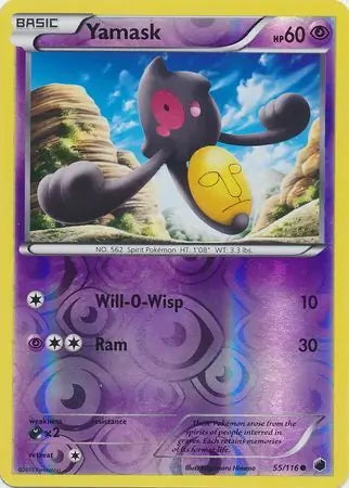 Plasma Freeze Yamask #55/116 reverse holo